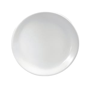 324-F8000000118C 6 3/8" Round Buffalo Plate - Porcelain, Bright White