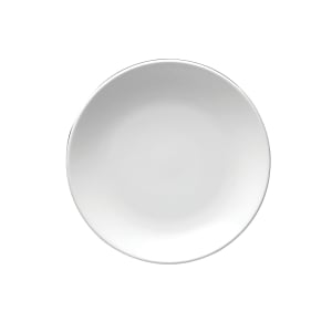 324-R4020000151 10 1/2" Round Fusion Plate - Coupe, Porcelain, Bright White
