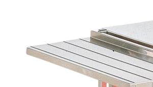 175-39946 46" Tray Slide - Fold-Down Mounting, Stainless