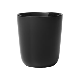 634-109974 9 1/3 oz Round Bouillon Cup - Porcelain, Black