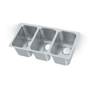 002-91031 (3) Compartment Undermount Sink - 14" x 9"