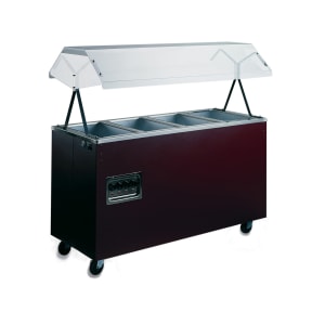 175-3872946 46" Hot Food Table w/ (3) Wells & Enclosed Base, 120v