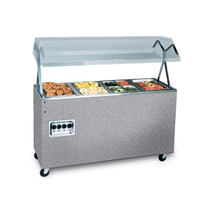 175-3877060 60" Hot Food Table w/ (4) Wells & Enclosed Base, 120v