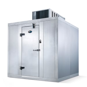 258-QC060877FBSCO 6' x 8' Outdoor Walk-In Cooler w/ Top-Mounted Compressor - Floor