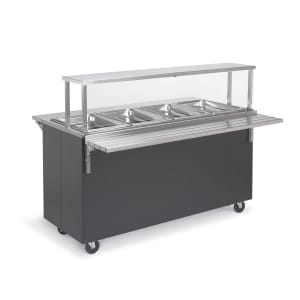 175-397702 60" Hot Food Table w/ (4) Wells & Enclosed Base, 208 240v/1ph