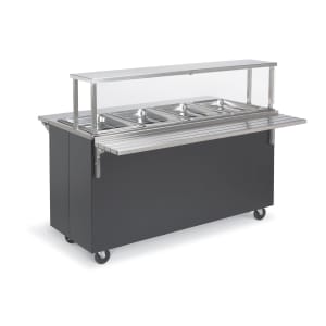 175-39770 60" Hot Food Table w/ (4) Wells & Enclosed Base, 120v