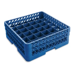 175-TR7CA44 Rack-Master Glass Rack w/ (36) Compartments - (2) Extenders, Royal Blue