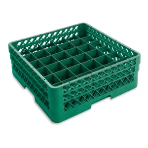 175-TR7CA19 Rack-Master Glass Rack w/ (36) Compartments - (2) Extenders, Green
