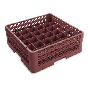 175-TR7CA21 Rack-Master Glass Rack w/ (36) Compartments - (2) Extenders, Burgundy