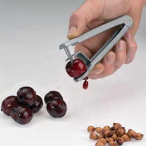 347-073095 Cherry Stoner with Discard Stem and Pit, Cast Aluminum