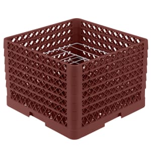 175-PM0912621 Dishwasher Rack - 9 Plate Capacity, 6 Extenders, Burgundy