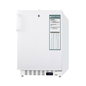 162-ADA305AF 2.47 cu ft Undercounter Medical Freezer - Locking, White, 115v