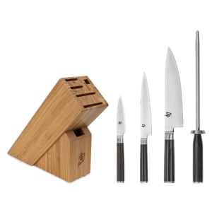 194-DMS0530 5 Piece Starter Knife Set w/ Bamboo Block