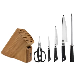 194-VBS0600 6 Piece Sora Knife Set w/ Wooden Block