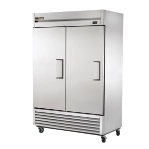 True T-49-HC 54&quot; Two Section Reach In Refrigerator, (2) Left Hinge Solid Doors, 115v