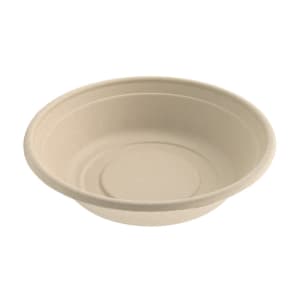 791-TBA024B400IN 24 oz Disposable Bowl - Molded Fiber, Natural