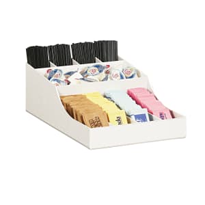 151-125915 Condiment Organizer w/ (9) Bins - White