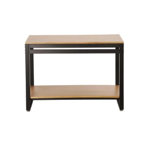 151-2235038S99 Merchandising Table w/ Madera Top & Metal Frame - 38"W x 18"D x 24"H