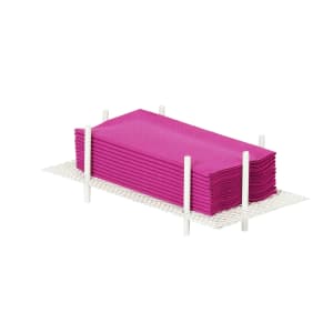 151-2290815 Rectangular Napkin Holder - 10 1/2" x 5 1/2", Metal, White