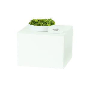 151-231231115 14" Square Display Riser - 11"H, Metal, White