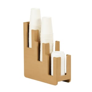 151-23434122 Cup & Lid Organizer, (3) Compartment, All Cup Types