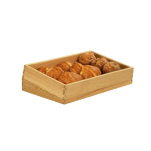 151-23442122021 Rectangular Display Tray - 12" x 20" x 3", Oak