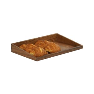 151-23442122078 Rectangular Display Tray - 12" x 20" x 3", Walnut
