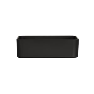 151-240021013 10" Square Melamine Deep Bowl - Black