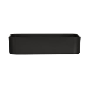 151-240021413 14" Square Melamine Deep Bowl - Black