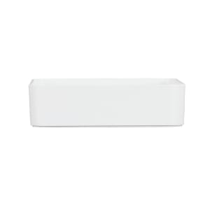 151-240021215 12" Square Melamine Deep Bowl - White