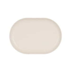 151-24005139103 13" x 9" Oval Oslo Platter - Melamine, Ivory