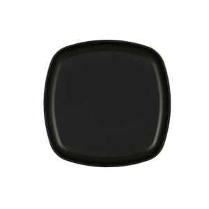 151-240071013 10" Square Melamine Oslo Plate, Black