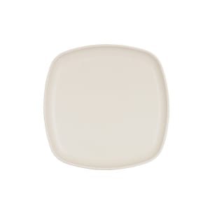 151-240078103 8" Square Melamine Oslo Plate, Ivory