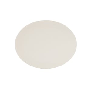 151-240581411103 14" x 11" Oval Hand Thrown Platter - Melamine, Ivory