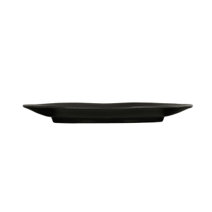 151-24058141113 14" x 11" Oval Hand Thrown Platter - Melamine, Black