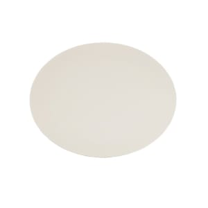 151-24058118103 11" x 8" Oval Hand Thrown Platter - Melamine, Ivory