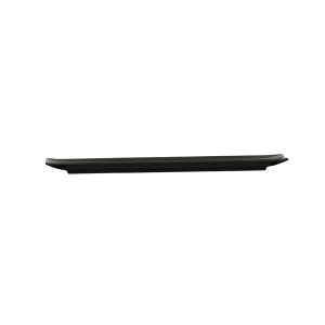 151-2405413413 Rectangular Melamine Nomi Plate - 13" x 4", Black
