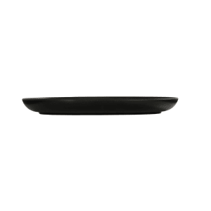 151-2400511713 11" x 7" Oval Oslo Platter - Melamine, Black