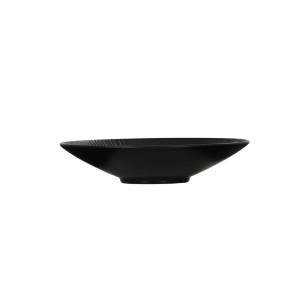 151-240571013 40 oz Round Melamine Serving Bowl - Black