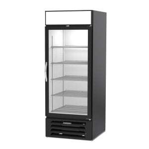 Beverage-Air MMF27HC-1-B 30&quot; One Section Display Freezer w/ Swing Door - Bottom Mount Compressor, Black, 115v