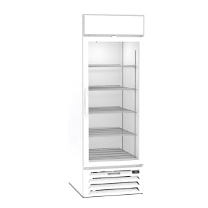 118-MMF23HC1W 27" One Section Display Freezer w/ Swing Door - Bottom Mount Compressor, White, 115v