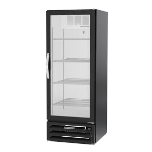 118-MMF12HC1B 24 1/8" One Section Display Freezer w/ Swing Door - Bottom Mount Compressor, Black, 115v