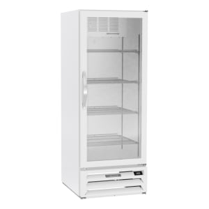 118-MMF12HC1W 24 1/8" One Section Display Freezer w/ Swing Door - Bottom Mount Compressor, White, 115v