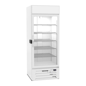 118-MMF27HC1WIQ 30" One Section Display Freezer w/ Swing Door - Bottom Mount Compressor, White, 115v