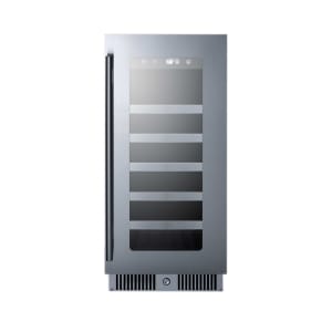 162-CL155WC 15" One Section Wine Cooler w/ (1) Zone - 29 Bottle Capacity, 115v