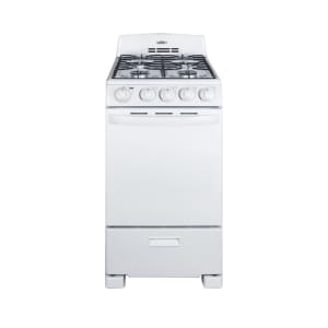 162-RG200WS 20"W Gas Stove w/ (4) Burners - White, Natural Gas