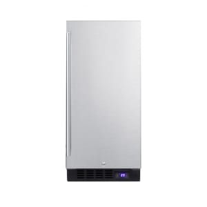 162-SCFF1533BCSS 14 3/4" Undercounter Freezer w/ (1) Solid Door - Stainless Steel, 115v