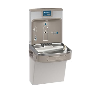 189-LZS8WSLK Wall Mount Drinking Fountain w/ Bottle Filler - Refrigerated, Filtered