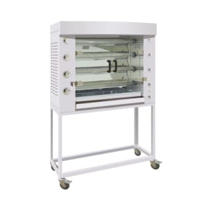 481-FB11604GSSLP Gas 4 Spit Commercial Rotisserie w/ 20 Bird Capacity, Liquid Propane