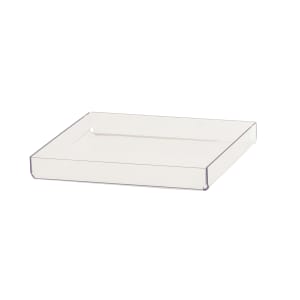 151-280T 10" Square Tray for 280 Pastry Display Case - Acrylic, Clear